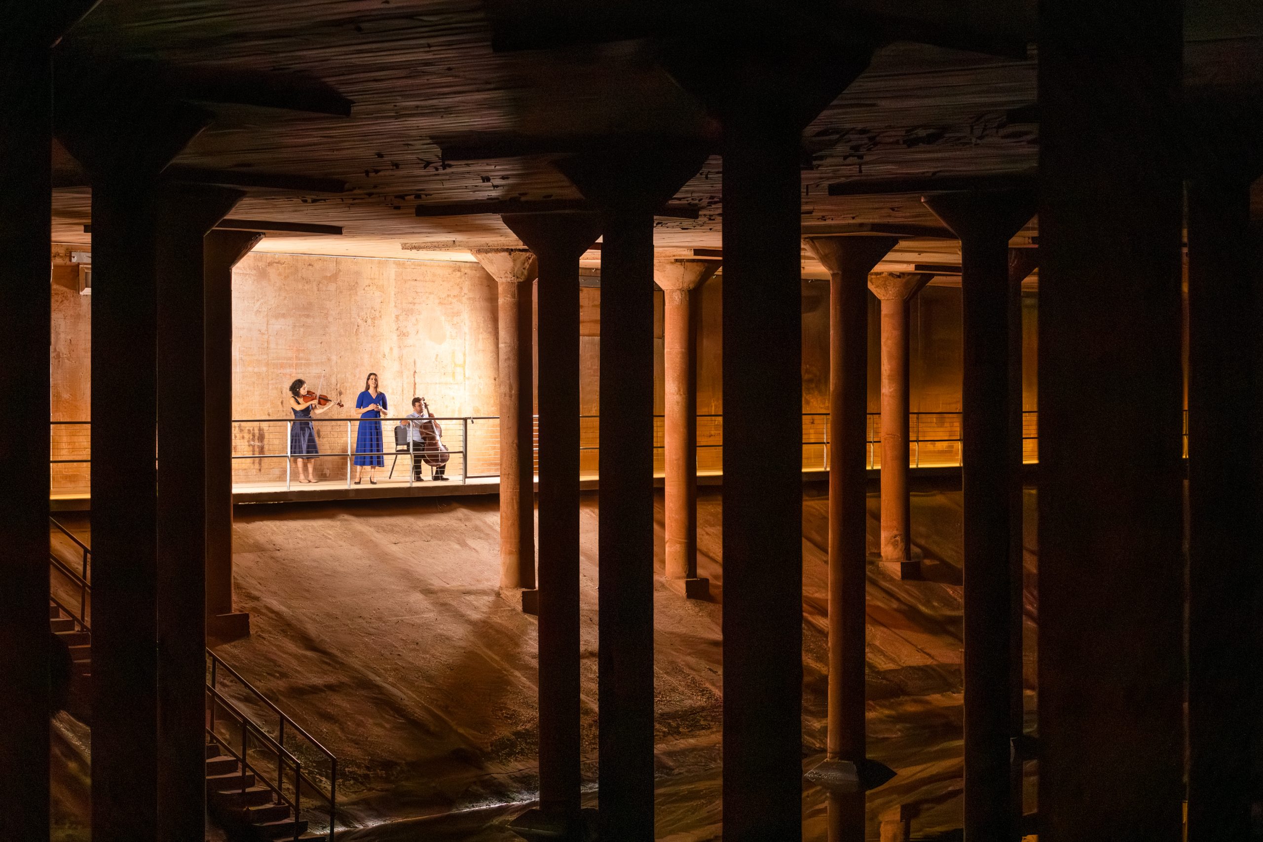 Buffalo Bayou Partnership and DACAMERA in the Cistern for Underground Sounds program