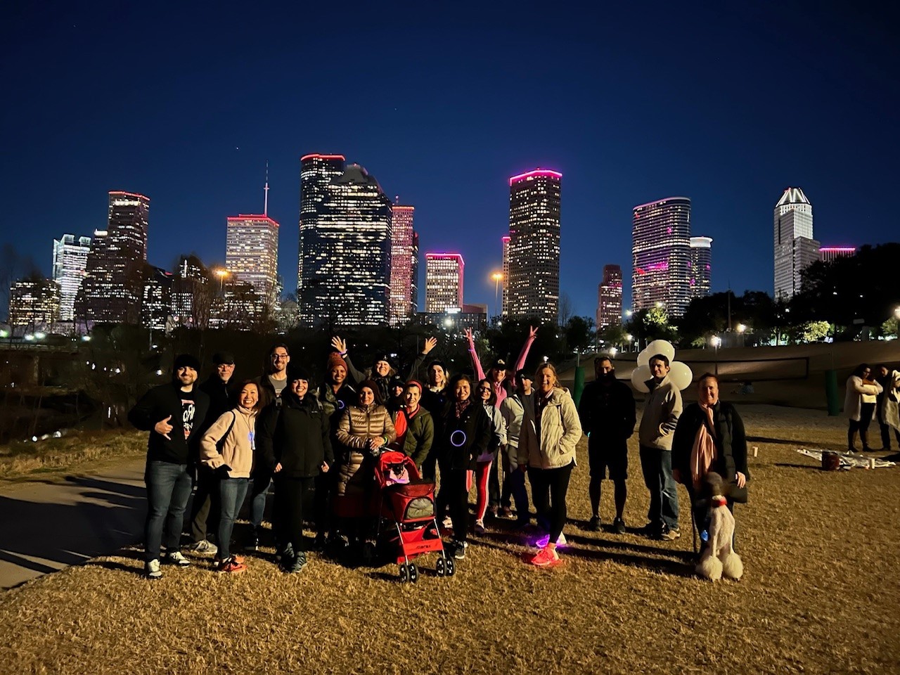 Image Singles Wellness Walk in Buffalo Bayou Park